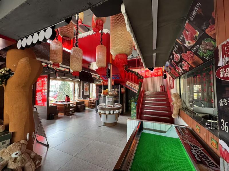 旅顺口大门脸火锅店出兑实景图片